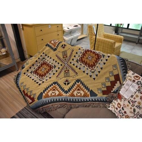 Sofa Cover Cover Blanket Living Room Geometric Decorative Cloth Nordic Style Fabric Home Dust Cover Wingback Chair Sofa Towel