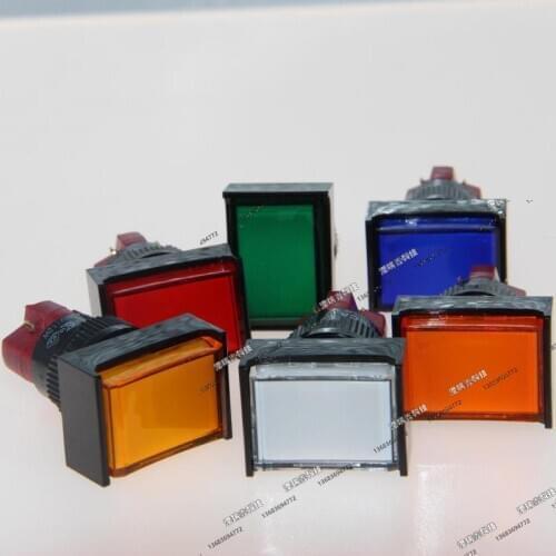 D16LMT1-2AB D16LAT1-2AB Taiwan Progressive Alliance BLUE RED GREE ORANGE WHITE yellow rectangle reset button switch buttons-10p