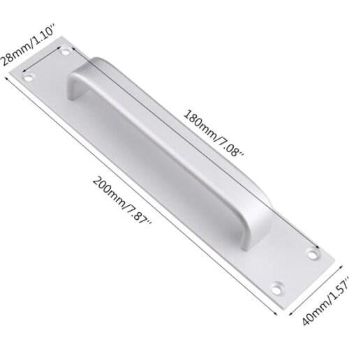 Wooden Door Balcony Sliding Barn Door Wardrobe Handle Kitchen Cupboard Pull Knob W3JE