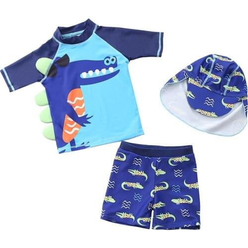 Childrens Swimsuit Dinosaur Boys Swimwear 1-8 Years Old Boys Split Swimwear Swimwear XYY-54