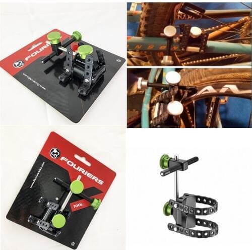 FOURIERS bike wheel set adjustment tool check wheel set offset and quick adjustment Spoke tool 3.23 mm & 3.45 mm