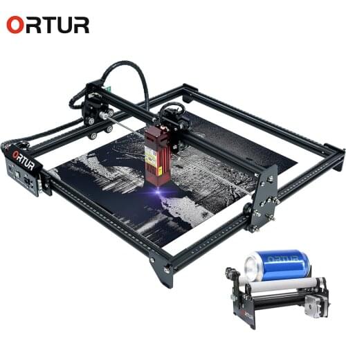 Ortur Master 2-7W 15W 20W Laser Engraver Machine CNC Laser Engraver Cutter Mini Carver DIY Logo Marker Printer with Rotary Table
