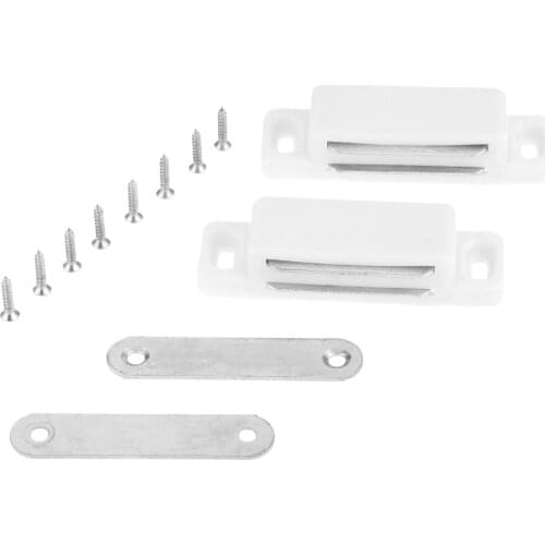 2pcs Magnets Cabinet Catches Door Stop Closer Kitchen Damper Buffer For Cupboard Wardrobe Furniture Hardware 74*23mm