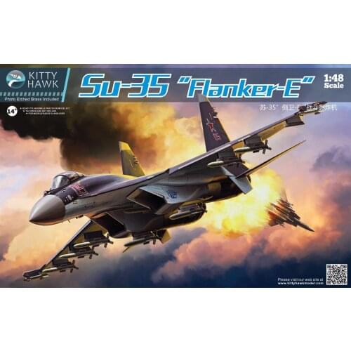 Kitty Hawk 80142 1/48 Su-35 Flanker E Assembly model New