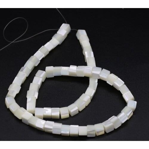 Natural Freshwater Shell Beaded High Quality Shell Loose Beaded for Making DIY Jewerly Necklce Bracelet Accessories Size 6mm