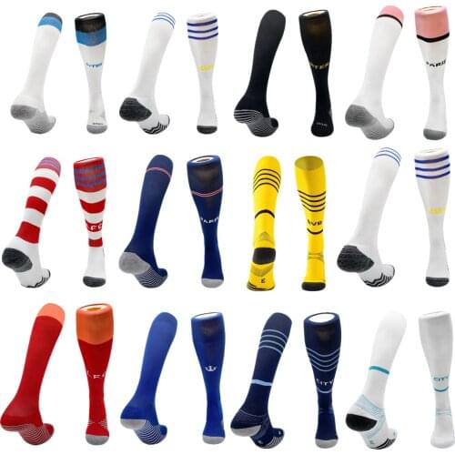 New Soccer Club Socks Breathable Non-slip European Long Stocking Football Sports Fitness Compression Socks for Adult Children