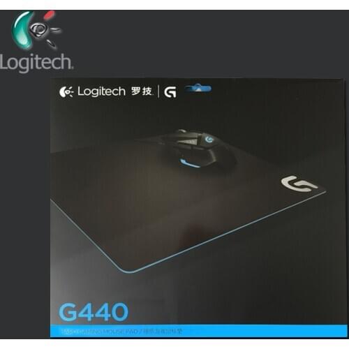 Logitech Original G440 Hard Gaming Mouse Pad Low Surface Friction Gaming Mouse Pad for Gaming Using High-DPI Setting