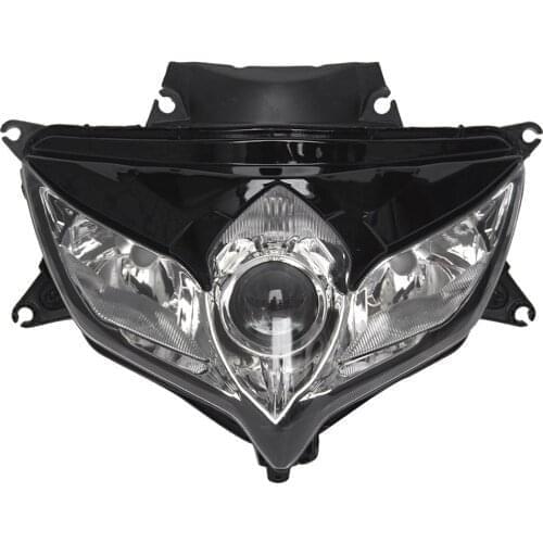 Motorcycle Front Headlight Headlamp Assembly for Suzuki GSXR 600 750 K8 2008 2009 / GSXR600 GSXR750 08 09 High Quality ABS