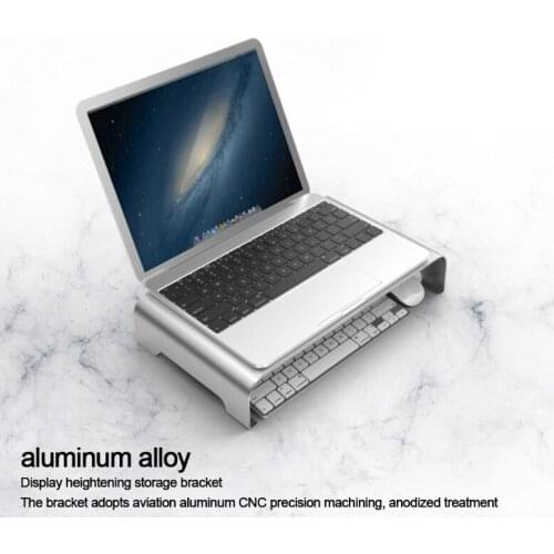 CPDD Laptop Stand Ergonomic Height Angle Adjustable Computer Laptop Holder All Laptops Increase Desktop Space Stand