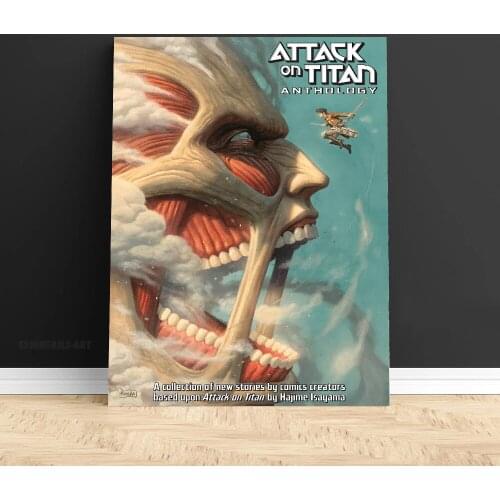 Shingeki No Kyojin Anime Attack on Titan Poster Canvas Wall Art Decoration Prints for Home Bedroom Decor Paintings Cuadros