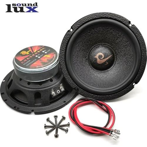 SoundLuxSuper HI-FI DIY Live 6.5inch Midbass Woofer Speaker Unit 60W-120W Loudspeaker For Music Studio Car Door Audio System