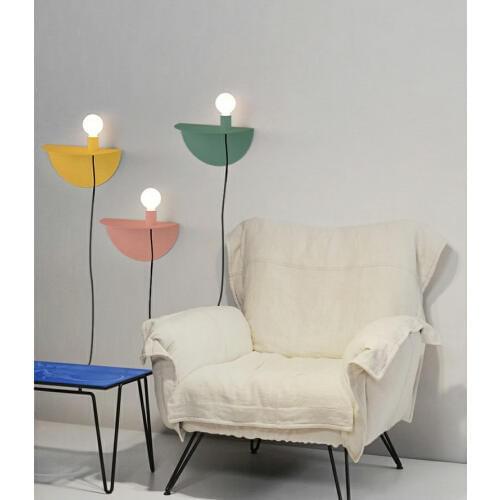 Modern Minimalism Wall lamp Black white Nordic creativity Light Bedroom Hotel Cloakroom Fitting Room Lamp Wall Lamp LED