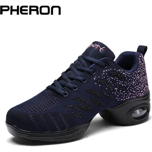 Jazz Dance Shoes Womens Dance Sneakers Lightweight Breathable Woman Dancing Shoes Ladies Girls Modern Sports Shoes Sneakers