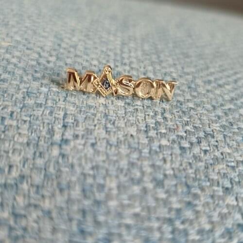 1PCS 1" Mason Lapel Pin Badge Emblem