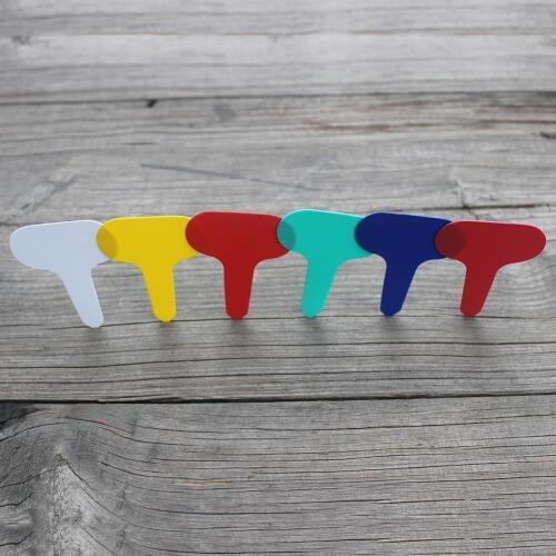 100pcs Plastic Label Garden Garden Flowers Potted Plant Nursery Signs Prompt Card And Tag Identification Tools Decorations