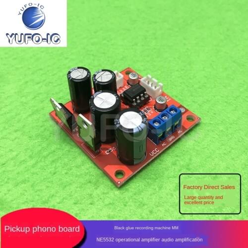 3pcs Vinyl Phonograph mm MC Pickup Phono Board Front Amplifier Board NE5532 Operational Amplifier Audio DIY Modification x-0.14