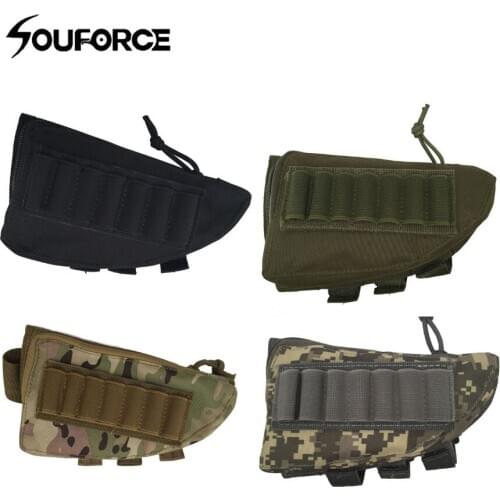 5 colors Tactical Rifle Shotgun Buttstock Cheek Rest Rifle Stock Ammo Shell Density Nylon for Hunting Accessories