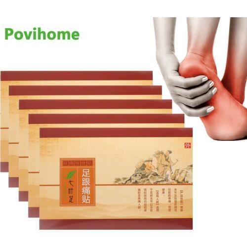 6 Boxes Heel Spur Pain Relief Patch Medical Plaster Herbal Calcaneal Spur Rapid Heel Pads Painkiller Foot Care Treatment D0991
