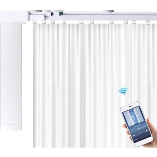 Electric Drive Curtain Motors Track Accessories Tuya APP Alexa Google Assistant Voice Control Adjustable Track