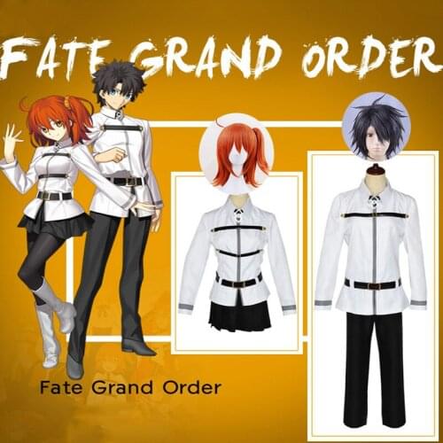 Anime Fate Grand Order FGO Gudako Cosplay Costume Chaldea Magical Suit Womens Dresses Halloween Carnival Uniforms