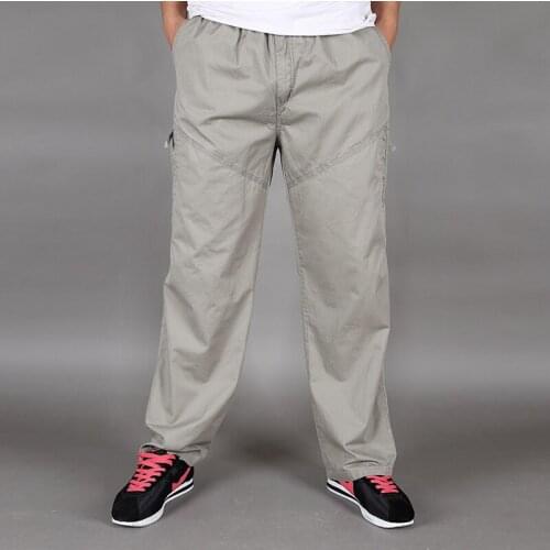 Spring Summer Men Plus Big Size 4XL 5XL 6XL Cargo Pants Men Casual Baggy Military Tactical Army Pants Male Trousers Big Size