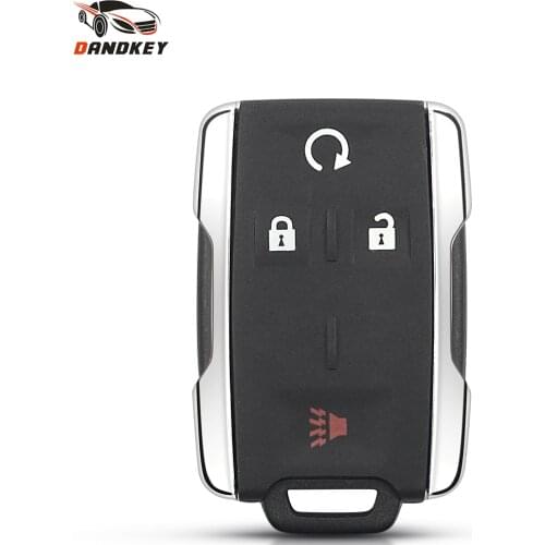 Dandkey Car Blank Case Remote Smart Key Shell For Chevrolet Colorado Silverado 1500 2500 Suburban Tahoe for GMC Canyon Sierra