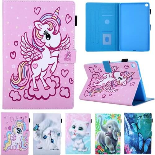 SM-T500 T505 Tablet Cover Cute Animals Flower Print Case For Samsung Galaxy Tab A7 10.4 2020 SM-T500 SM-T505 SM-T507 10.4" Shell