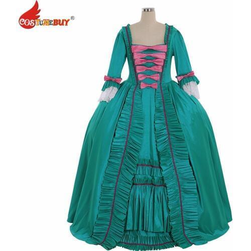 Costumebuy 18th Century Versailles Venice Victorian Marie Antoinette Rococo Gothic Ball Gown Baroque Queen Dress Custom Made