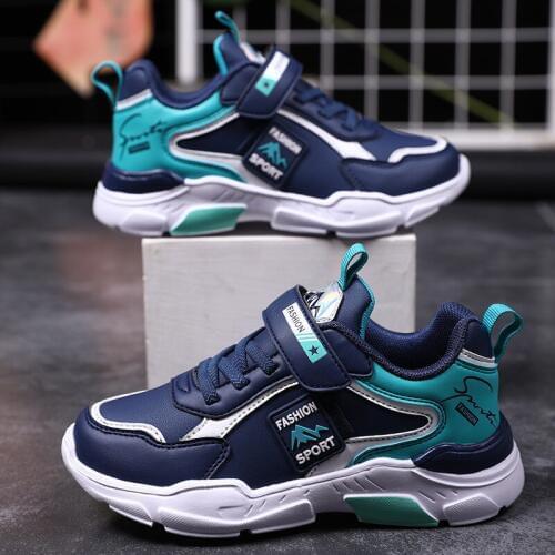 Childrens Sports Shoes Boys Spring High Top Sneakers Light-weight Kids Sneakers Students Running Shoes Outdoor Casual Trainers