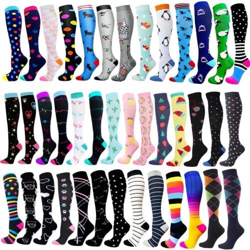 Compression Socks Men Women Best Graduated Flight Travels Sports Socks Copmpression Stockings For Edema Diabetes Varicose Veins