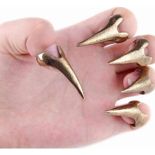 10pcs Punk Talon Nail Rings Claw Knuckle Ring Set Decor Vintage Sharp Alloy Sharp Alloy Finger Ring Set Vintage Style