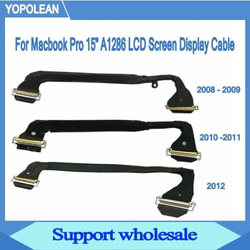 Original LCD Screen Display Cable For Macbook Pro 15" A1286 2008 2009 2010 2011 2012 Years
