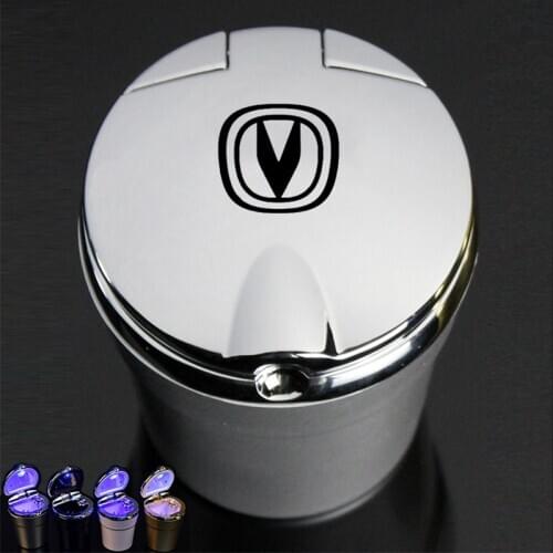 Blu-Ray Car Logo Ashtray Cigarette Smoke Holder For Changan Eado XT CS35 CS75 CS85 CS95 Dsvin V7 Car Accessories