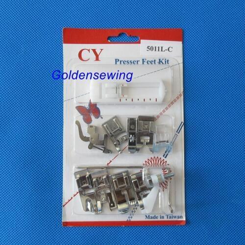 Sewing Machine Low Shank Snap on 11 Feet Set Singer Toyota White New Home Sear