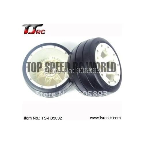 Rear Slicks Wheels Set With Nylon Super Star Wheel(TS-H95092)x 2pcs for 1/5 Baja 5B, wholesale and retail