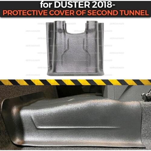 Protective cover for New Dacia Duster 2018- of inner second tunnel ABS plastic accessories guard protection of carpet