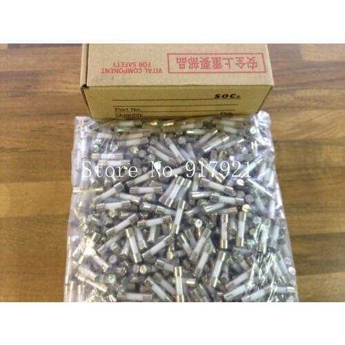 [ZOB] SOC ULHT 6.3A imported from Japan 250V explosion-proof glass tube fuse 5X20 --200pcs/lot