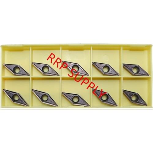 10pcs VBMT160404-MV LF6018/VBMT160408-MV LF6018 carbide inserts, CVD coating, to cut stainless steel, DESKAR brand