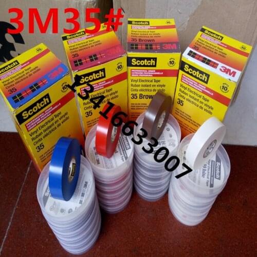 3M35#electrician tape 35#phase color PVC 3M insulation tape high temperature resistant waterproof tape