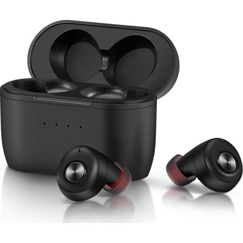 Anomoibuds Qualcommchip Aptx Tws Wireless Headphones Bluetooth V5.0 Earbuds Sport Earphones Noise Cancellation with 2 Micphone
