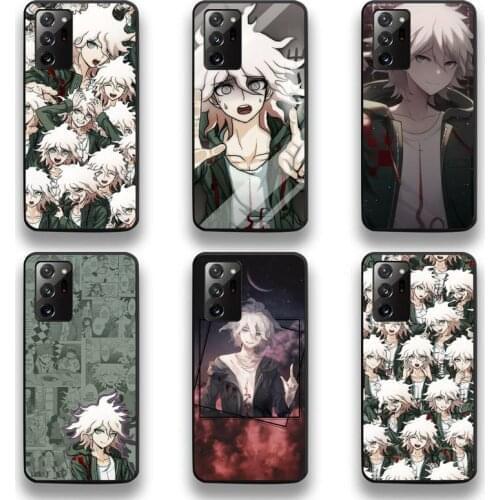 Danganronpa Nagito Komaeda Anime Phone Case For Samsung Galaxy Note20 ultra 7 8 9 10 Plus lite M51 M21 M31S J8 2018 Prime