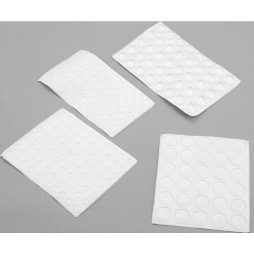80/50/40/30 pcs Self-Adhesive Furniture Pads Door Stopper Silicon Rubber Kitchen Cabinet Self Adhesive Stop Damper Buffer Pad