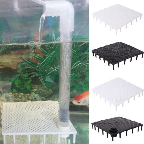 Fishi Supplies Bottom Gravel Bottom Filter Tools Portable Black/White Aquariums Filter Board Filtration Plate