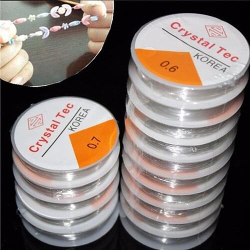 DIY crystal bead elastic thread open needle beaded soft needle colorful beaded thread handmade small craft tools jewelry making