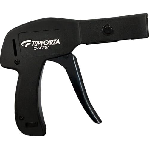 Flush Cut Cable Tie Gun Nylon Zip Tie Cable Fastening Cutting Tool with Adjustable Tension for Ties