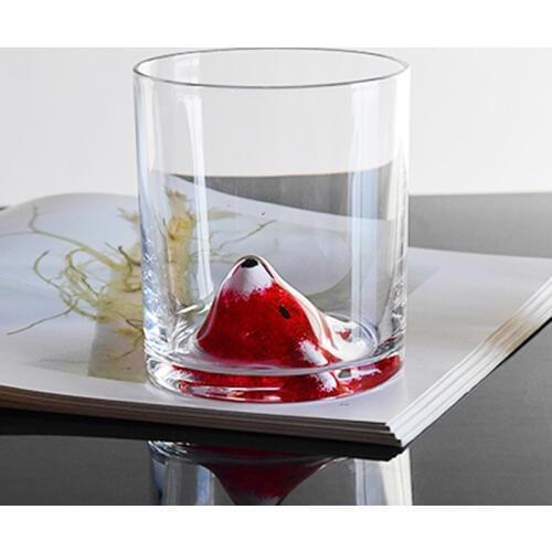 Creative ins net red animal water cup household heat-resistant crystal glass tea cup whisky wine glass juice cup