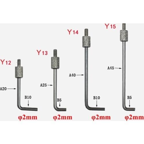 M2.5 Thread Different Special Types Z L Contact Pointed Indicator Probe for Digital or Dial Indicators