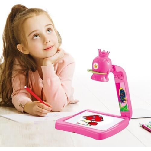 Learning Projector Children Led Projector Art Drawing Table Toys Intelligent Projection Painting Machine For Toddler Gift