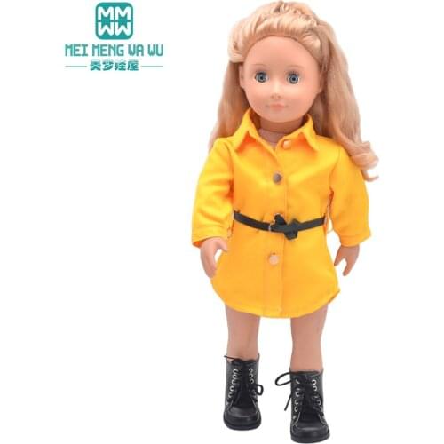 Clothes for doll Fashion jackets, dresses Fits 45cm American Doll accessories Girls gift
