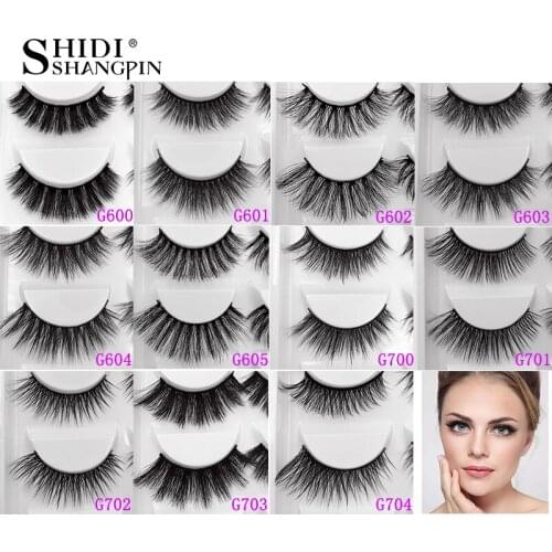 Wholesale Eyelashes 10 boxes 3d Mink Lashes Natural Soft Mink Eyelashes Wholesale 3d False Eyelashes Makeup False Lashes In Bulk